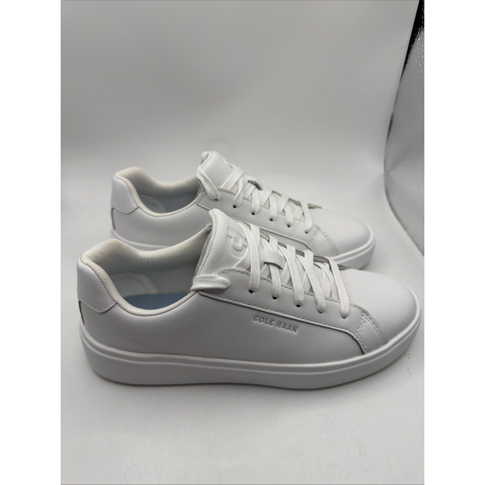 Cole Haan Grand Crosscourt Daily Low-Top Casual Sneakers White, Argento Size 6